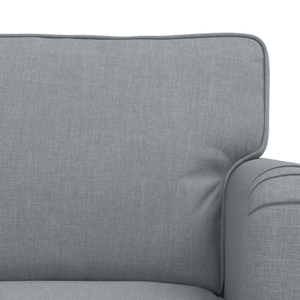 Sofa Sæt 2 pcs Lysegrå 162 x 80 x 85 cm Stof