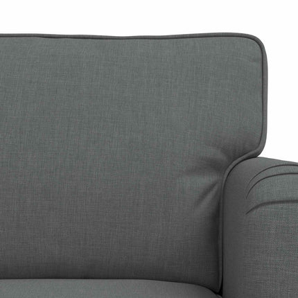 Sofa Sæt 2 pcs Mørkegrå 162 x 80 x 85 cm Stof