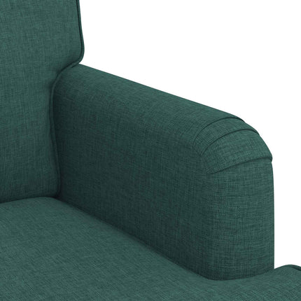 Sofa Sæt 2 pcs Mørkegrøn 162 x 80 x 85 cm Stof