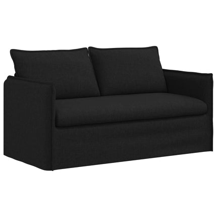 Sofa Sæt 2 pcs Sort 156 x 82 x 85 cm Stof