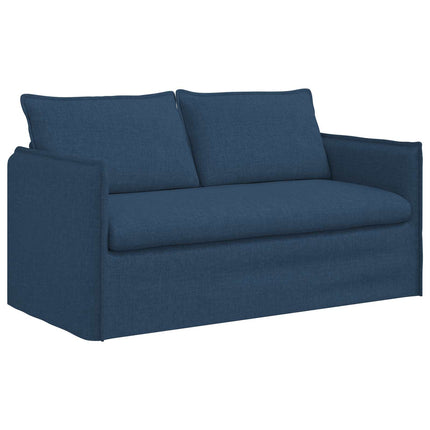Sofa Sæt 2 pcs Blå 156 x 82 x 85 cm Stof