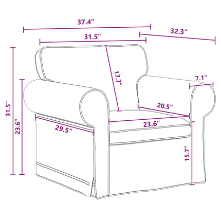 Sofa Sæt 2 pcs Mørkegrå 215 x 82 x 80 cm Stof