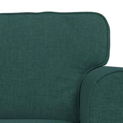 Sofa Sæt 2 pcs Mørkegrøn 215 x 82 x 80 cm Stof