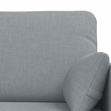 Sofa Sæt 2 pcs Lysegrå 198 x 78 x 80 cm Stof