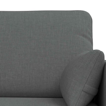 Sofa Sæt 2 pcs Mørkegrå 198 x 78 x 80 cm Stof