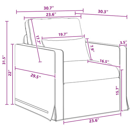 Sofa Sæt 2 pcs Mørkegrå 198 x 78 x 80 cm Stof