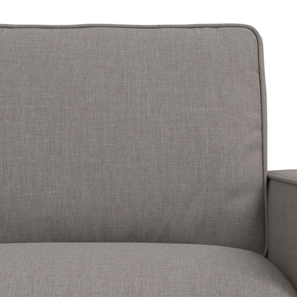 Sofa Sæt 2 pcs Gråbrun 222 x 80 x 82 cm Stof