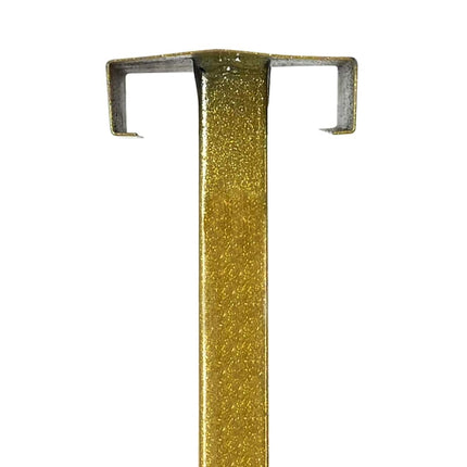 Messeskærme 2 pcs Guld 30 x 23,5 x 210 cm Stål