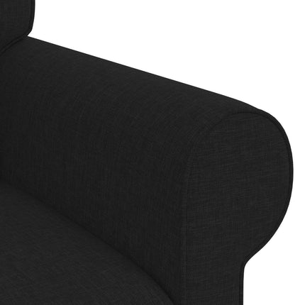 Sofa Sort 155 x 82 x 80 cm Stof