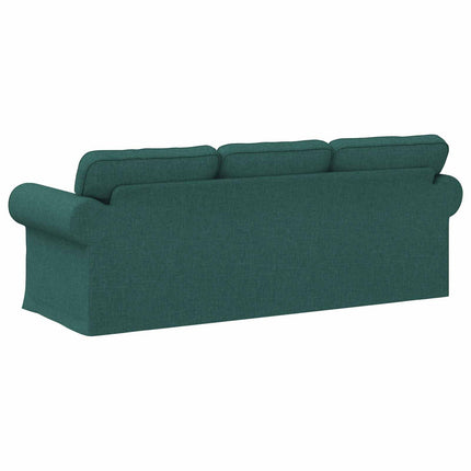 Sofa Mørkegrøn 215 x 82 x 80 cm Stof