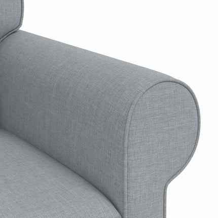 Sofa Lysegrå 245 x 82 x 80 cm Stof