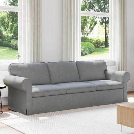 Sofa Lysegrå 245 x 82 x 80 cm Stof