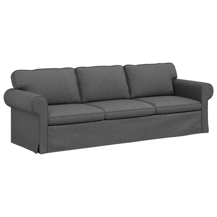 Sofa Mørkegrå 245 x 82 x 80 cm Stof
