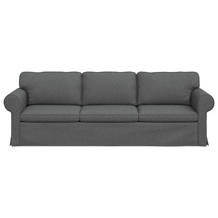 Sofa Mørkegrå 245 x 82 x 80 cm Stof