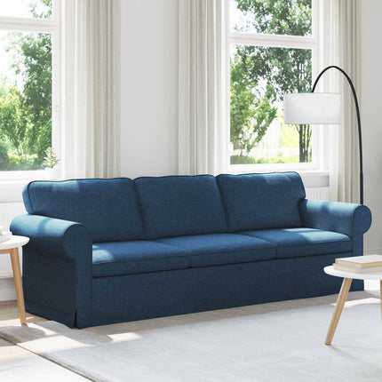 Sofa Blå 245 x 82 x 80 cm Stof