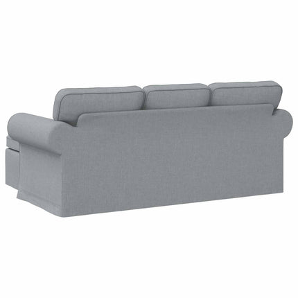 Sofa Lysegrå 195 x 138 x 80 cm Stof