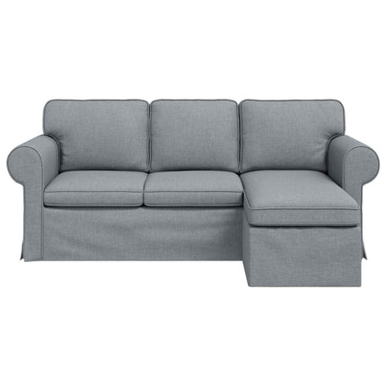 Sofa Lysegrå 195 x 138 x 80 cm Stof