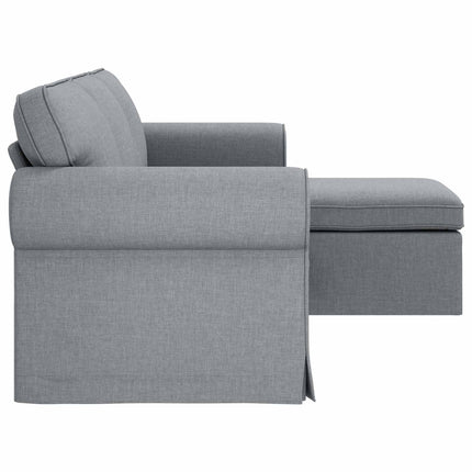 Sofa Lysegrå 195 x 138 x 80 cm Stof