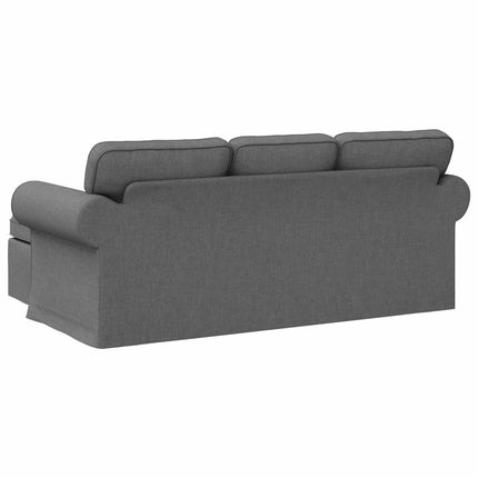 Sofa Mørkegrå 195 x 138 x 80 cm Stof