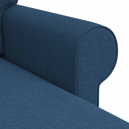 Sofa Blå 195 x 138 x 80 cm Stof