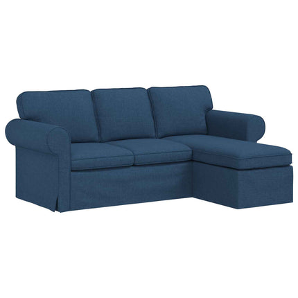 Sofa Blå 195 x 138 x 80 cm Stof