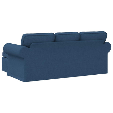 Sofa Blå 195 x 138 x 80 cm Stof