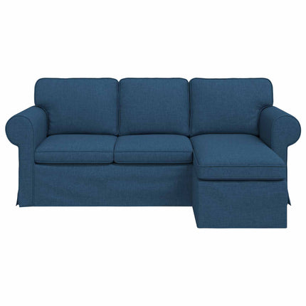 Sofa Blå 195 x 138 x 80 cm Stof