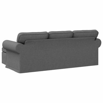 Sofa Mørkegrå 215 x 138 x 80 cm Stof