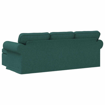 Sofa Mørkegrøn 215 x 138 x 80 cm Stof