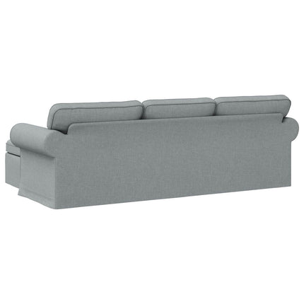 Sofa Lysegrå 245 x 138 x 80 cm Stof