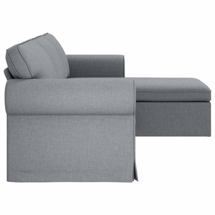 Sofa Lysegrå 245 x 138 x 80 cm Stof