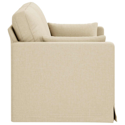 Sofa Creme 139 x 78 x 80 cm Stof