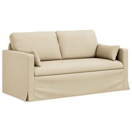 Sofa Creme 158 x 78 x 80 cm Stof