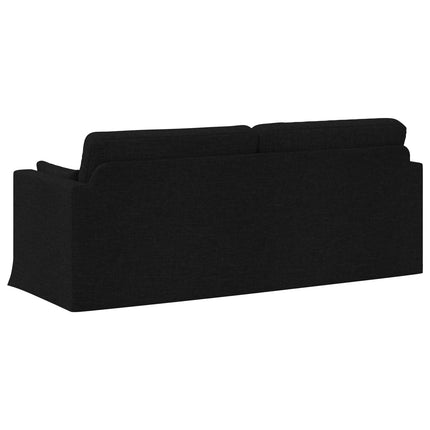 Sofa Sort 198 x 78 x 80 cm Stof