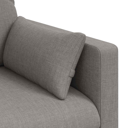 Sofa Gråbrun 198 x 78 x 80 cm Stof