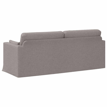 Sofa Gråbrun 198 x 78 x 80 cm Stof