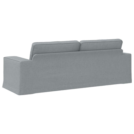 Sofa Lysegrå 222 x 80 x 82 cm Stof