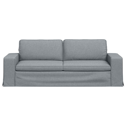 Sofa Lysegrå 222 x 80 x 82 cm Stof