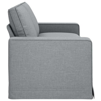 Sofa Lysegrå 222 x 80 x 82 cm Stof