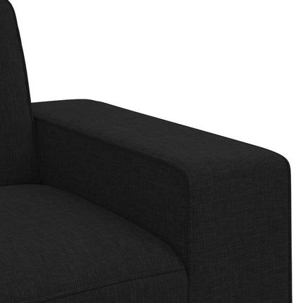 Sofa Sort 222 x 80 x 82 cm Stof