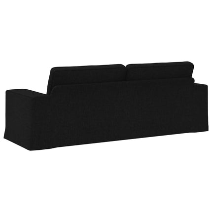 Sofa Sort 222 x 80 x 82 cm Stof
