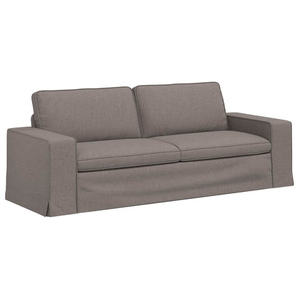 Sofa Gråbrun 222 x 80 x 82 cm Stof