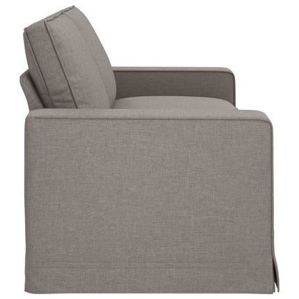 Sofa Gråbrun 222 x 80 x 82 cm Stof