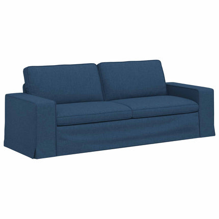 Sofa Blå 222 x 80 x 82 cm Stof