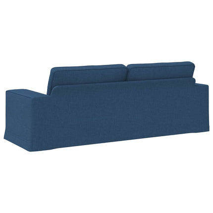Sofa Blå 222 x 80 x 82 cm Stof