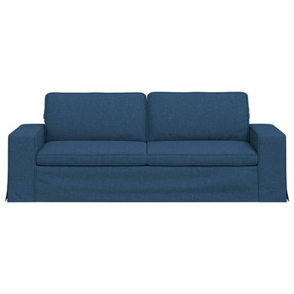 Sofa Blå 222 x 80 x 82 cm Stof