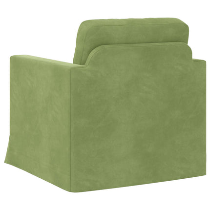 Sofa Lys grøn 78 x 78 x 80 cm Fløjl