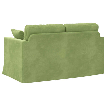Sofa Lys grøn 138 x 78 x 80 cm Fløjl