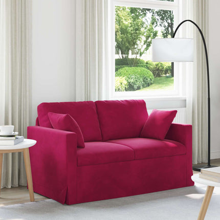 Sofa Vinrød 138 x 78 x 80 cm Fløjl