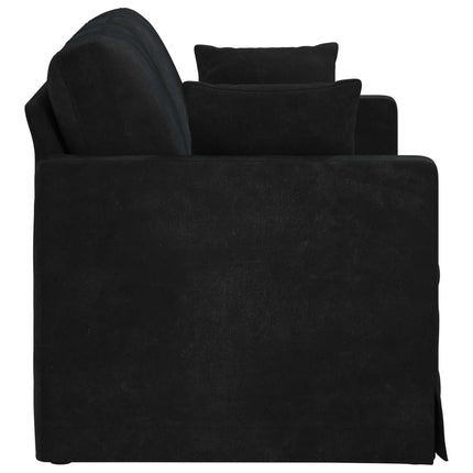 Sofa Sort 138 x 78 x 80 cm Fløjl